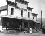 A photo of the first store, hotel and dance hall in Hebo, Oregon